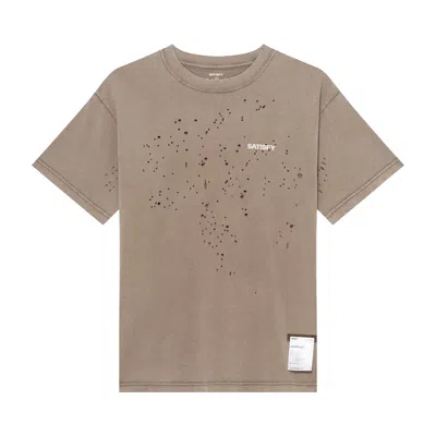 Pre-owned Satisfy Mothtech T-shirt 'aged Falcon' | Brown | Men's Size S