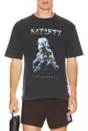 Satisfy T-shirt Mothtech Aged Black In Black