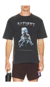Satisfy T-shirt Mothtech Aged Black In Black