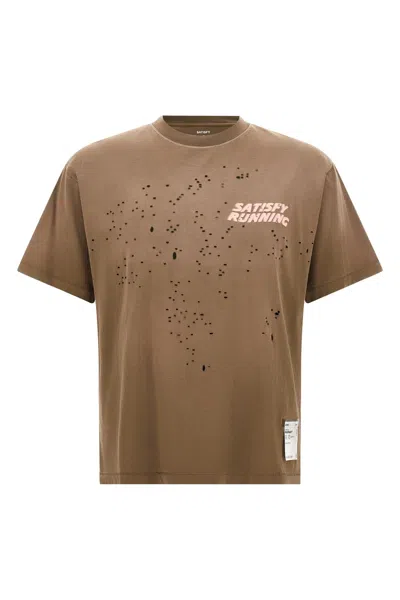 Satisfy 'mothtech' T-shirt In Brown