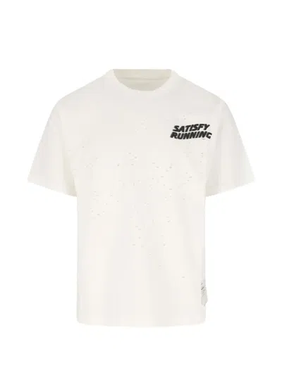 Satisfy T-shirt Mothtech In White