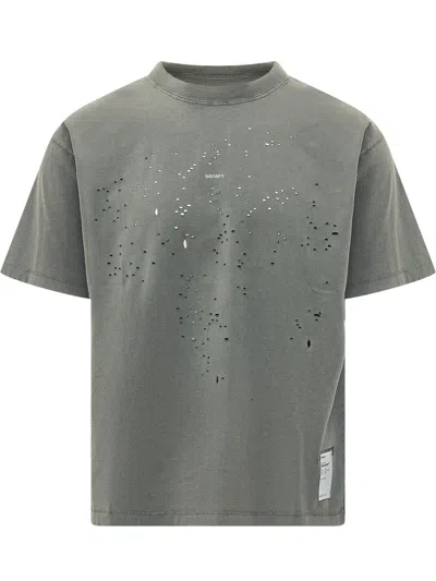 Satisfy Mothttech T-shirt In Faded Black