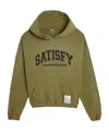 Satisfy Organic Cotton Hoodie In Green