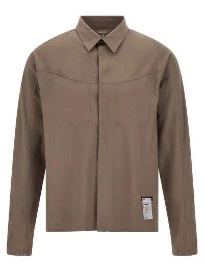 SATISFY PEACESHELL™ RIVER SHIRT AND BLOUSE BROWN