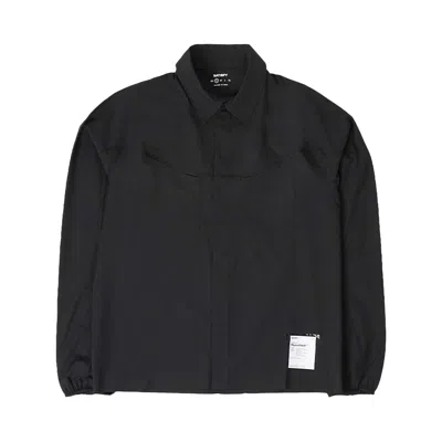 Pre-owned Satisfy Peaceshell River Shirt 'black' | Men's Size Xl