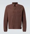 Satisfy Peaceshell River Twill Shirt In Brown