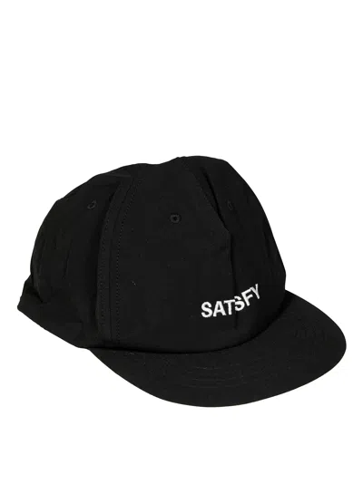 Satisfy Peaceshell Tm 5-panel Pinch Cap In Black