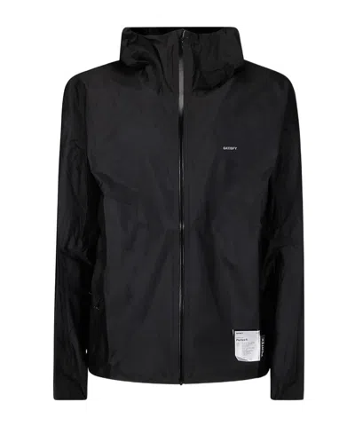 SATISFY SATISFY PERTEX ZIP HOODED JACKET