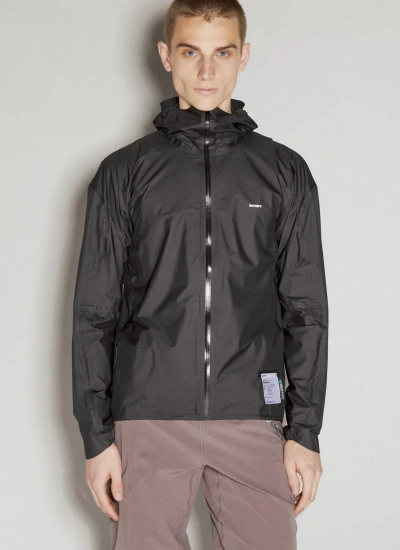 Satisfy Pertex® 3l Fly Rain Jacket In Black