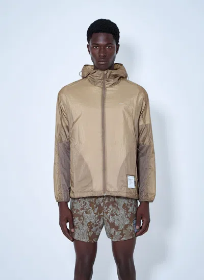 Satisfy Pertex® Diamond Fuse Windbreaker Jacket In Beige