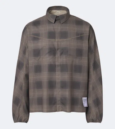 Satisfy Plaid Flannel Jacket In Green