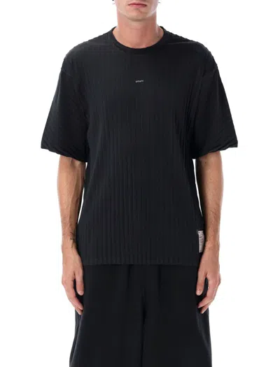 Satisfy Pleated T-shirt In Black