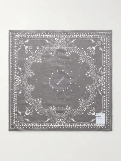 Satisfy Printed Softcell™ Bandana In Gray