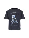 Satisfy T-shirt Mothtech Aged Black In Multi