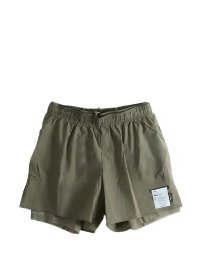 Satisfy Rippy™ 5" Layered Trail Shorts In Green
