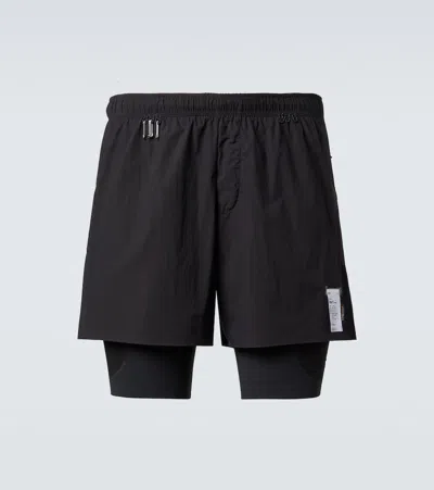 Satisfy Rippy Cordura 8'' Running Shorts In Black