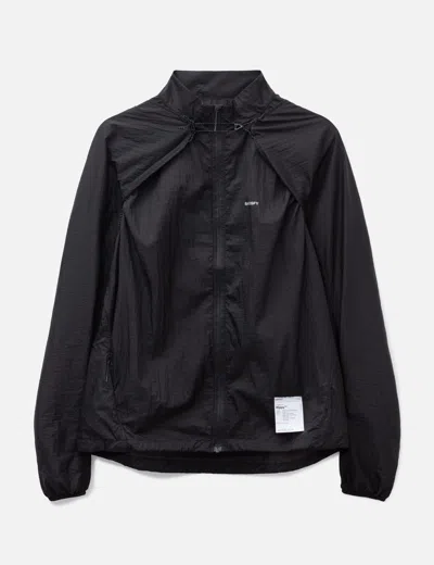 Satisfy Rippy Modular Windbreaker In Black/黑色/블랙/ブラック