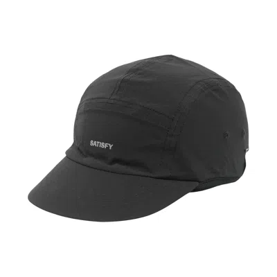 Pre-owned Satisfy Rippy Peaceshell Cordura Trail Cap 'black' | Men's Size Onesize