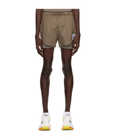 Satisfy Rippy Trail Shorts In Multicolor