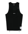 Satisfy Round-neck Vest In Black