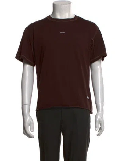 Pre-owned Satisfy Short Sleeve Shirt In Brown