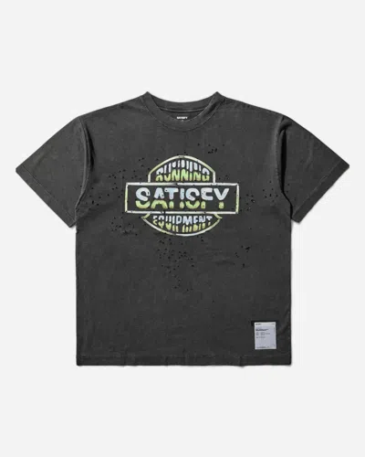 Satisfy Slam Jam Authorized Dealer Mothtech T-shirt Aged In Gray