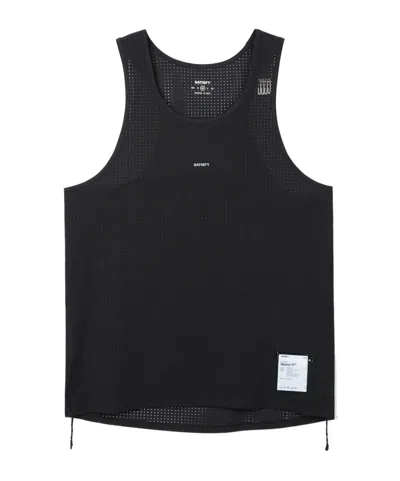 Satisfy Sleeveless Breathable Vest In Black