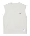 Satisfy Mothtech Distressed Muscle T-shirt In White