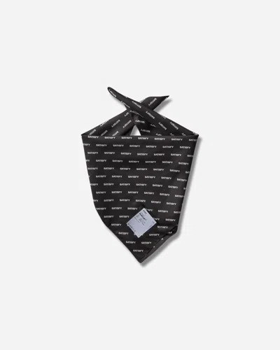 Satisfy Softcell Carré De Soie Bandana In Black