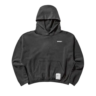 Pre-owned Satisfy Softcell Hoodie Ii 'aged Black' | Men's Size Xl