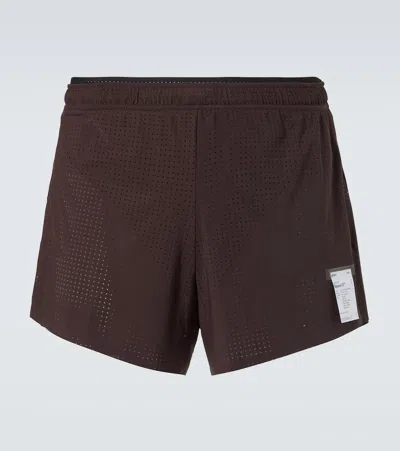 Satisfy Space-o 2.5 Technical Shorts In Brown