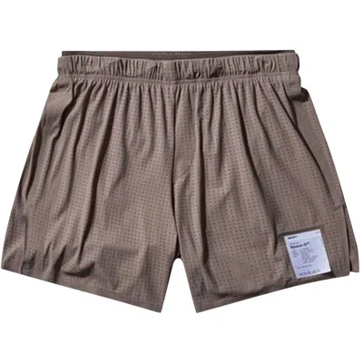 Pre-owned Satisfy Space O 5 Shorts Ii 'falcon' | Brown | Men's Size M