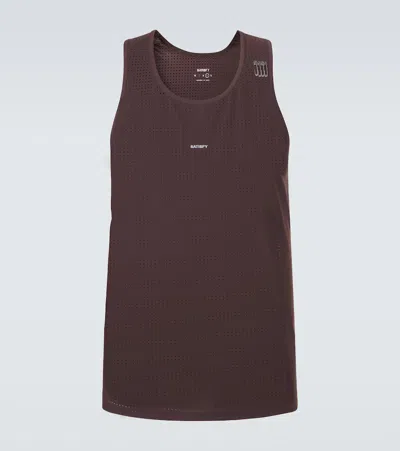 Satisfy Space-o Tank Top In Brown