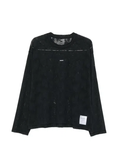 Satisfy Spacelace Long-sleeve T-shirt In Black