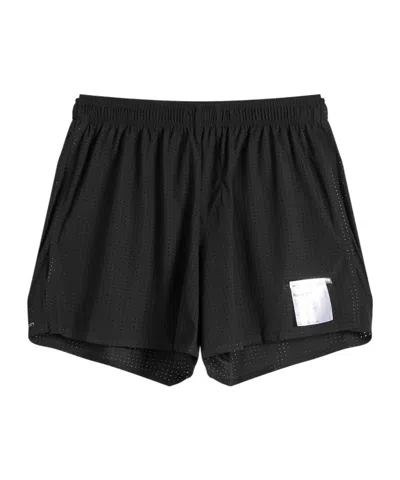 Satisfy Spaceo 5' Perforated Shorts In Black