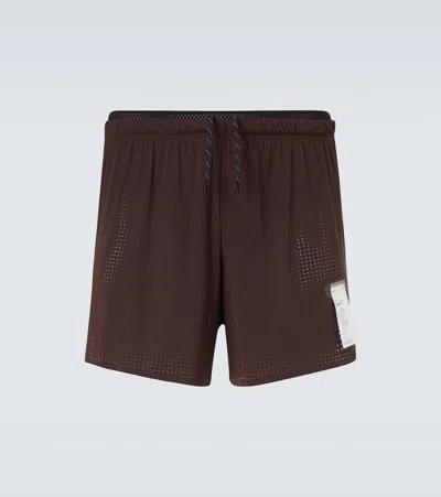 Satisfy Space-o 5"运动短裤 In Brown