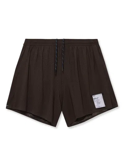 Satisfy Space-o 5'' Shorts In Deep Mahogany