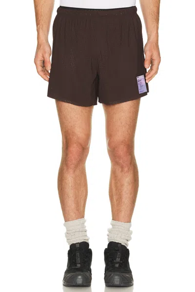 Satisfy Space-o 5 Shorts In Brown