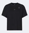 Satisfy Space O Perforated Running T-shirt In Black