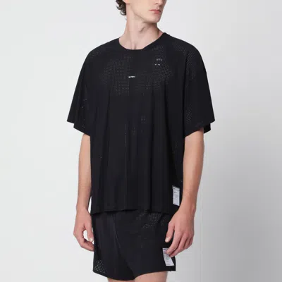 Satisfy Space-o Perforated Technical T-shirt In Animal Print