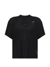 Satisfy Space O Perforated Running T-shirt In Black