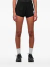 Satisfy Space-o Perforated Shorts In Black