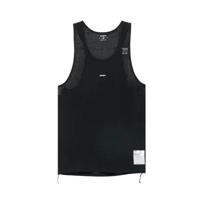 Pre-owned Satisfy Space-o Singlet Tops 'black' | Men's Size S