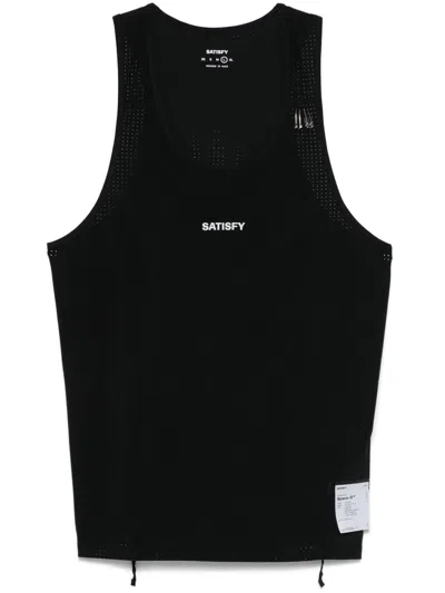 Satisfy Space-o Tank Top In Black