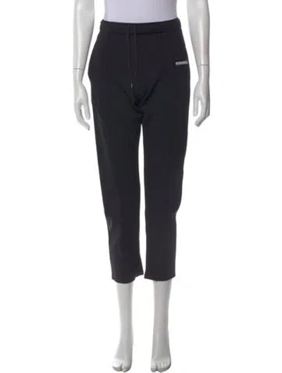 Pre-owned Satisfy Straight Leg Pants In Black