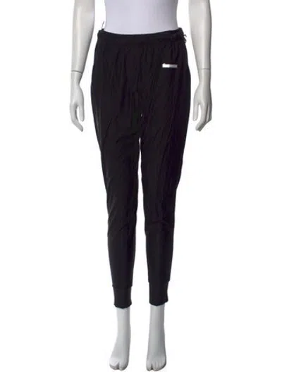 Pre-owned Satisfy Straight Leg Pants In Black