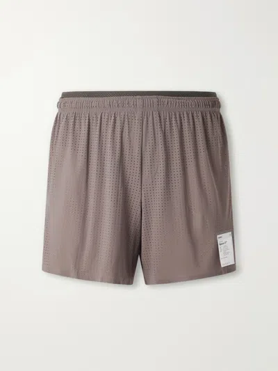 Satisfy Men S Space-o 2.5in Shorts Falcon In Brown