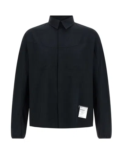 Satisfy Technical Long Sleeve Shirt In Black