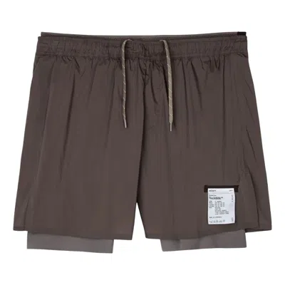 Satisfy Techsilk 8 Shorts 'quicksand' In Brown