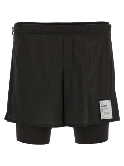 Satisfy 'techsilk' Bermuda Shorts In Black